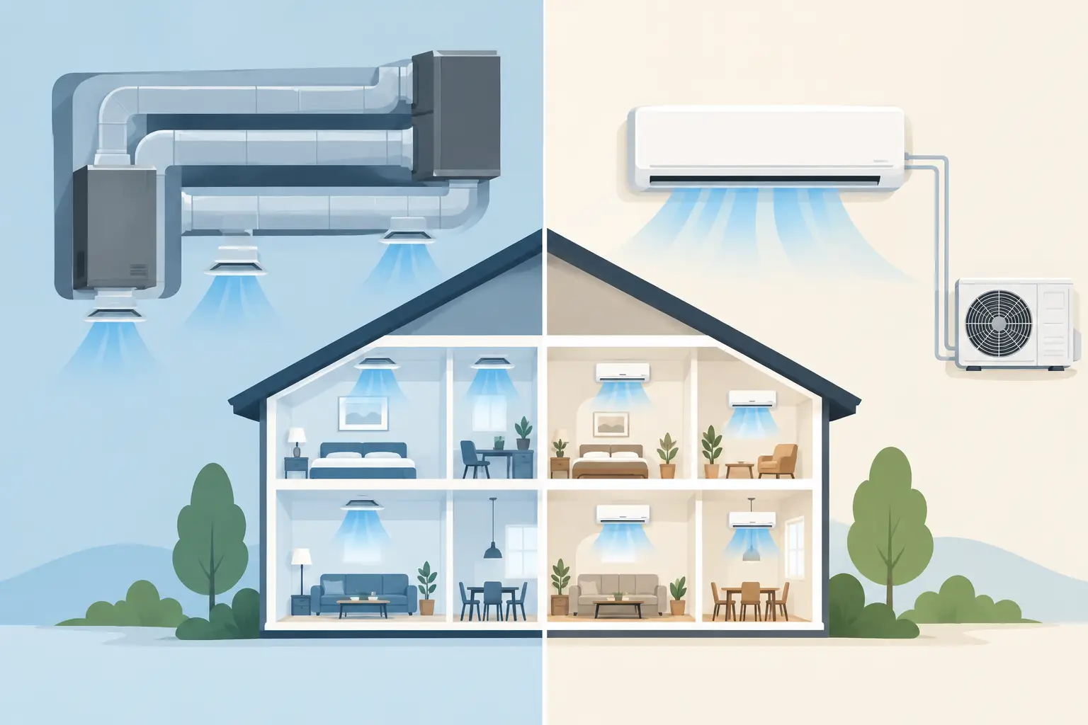Ducted Versus Ductless Zoning: Which Fits?