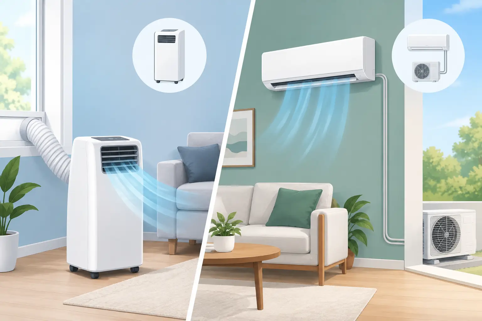 Portable AC vs Mini Split: Which Fits Your Space?