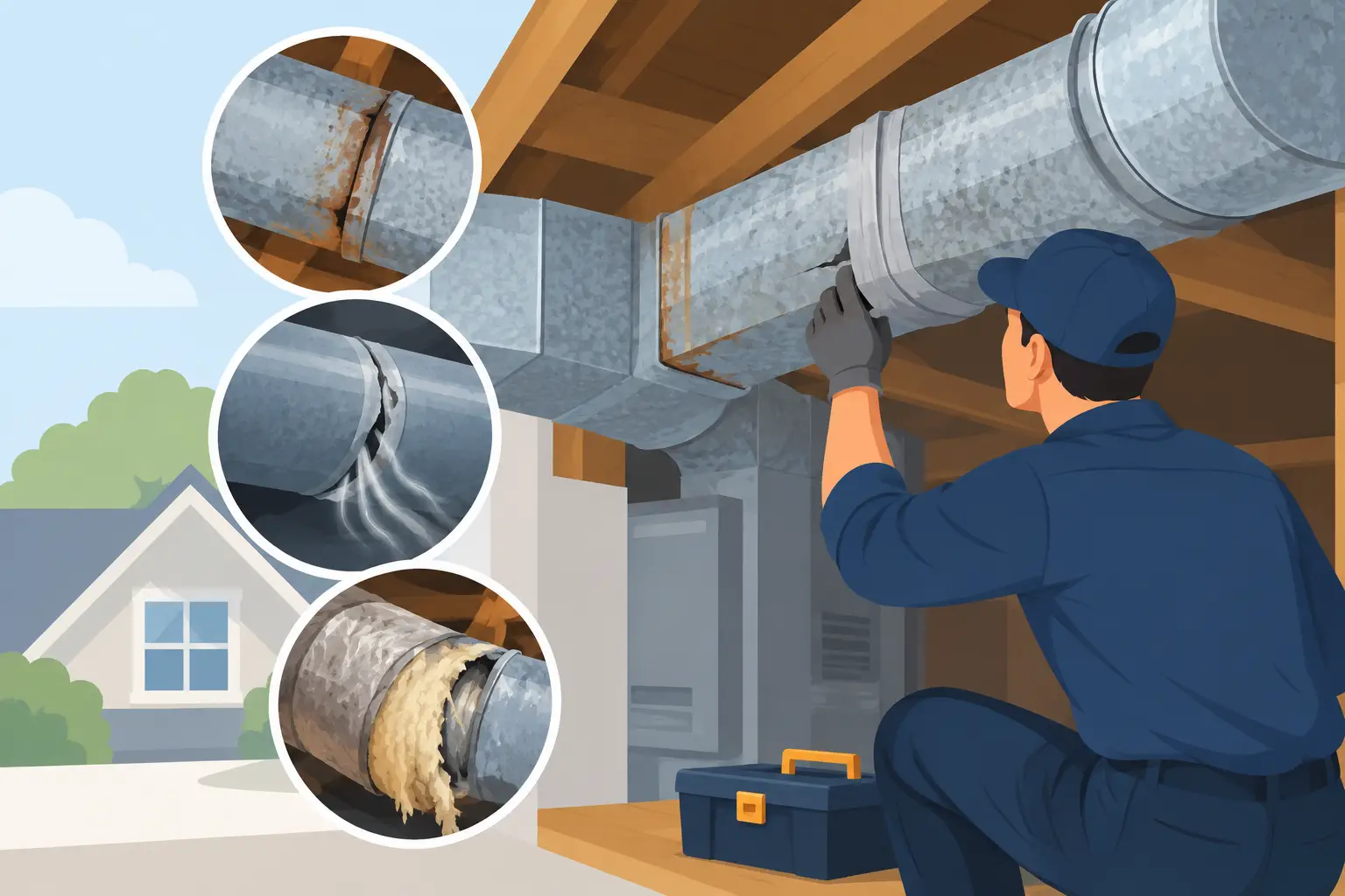 Older Home Ductwork Problems and What to Do